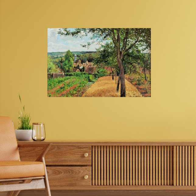 Poster Pissarro - Orchards de Louveciennes, art (Salon 2)