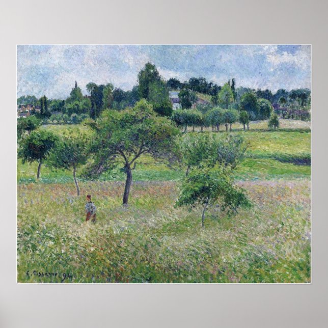 Poster Pissarro - Pommiers À Eragny 1894 (Devant)