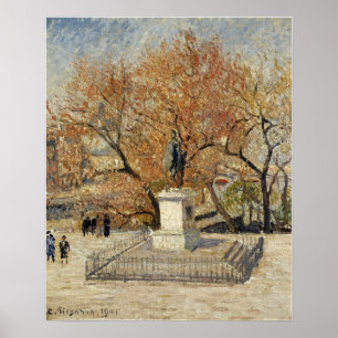Poster Pissarro - Statue D'Henri IV 1901