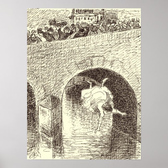 Poster Pissarro - Suicide D'Une Femme Abandonnée (Devant)