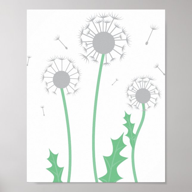 Poster Pissenlits (Devant)