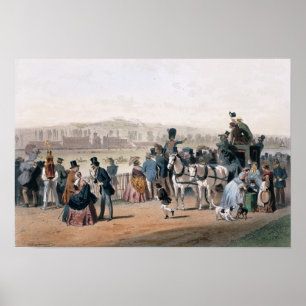 Poster Piste au Bois de Boulogne