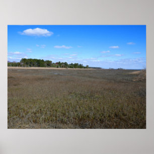 Poster Piste de la réserve naturelle de Burton Island