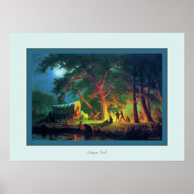 Poster Piste de l'Oregon (Devant)