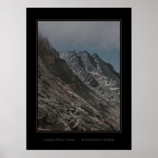 Poster Piste de pointe Jagged Longs