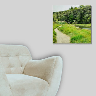 Poster Piste Kakamatura naturelle le long de Lagune Photo