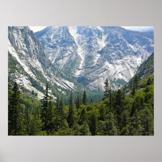 Poster Piste Mist Falls, parc national King's Canyon, CA (Devant)