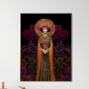 Poster Pistis Sophia Art Nouveau Imprimer : Gold Purple