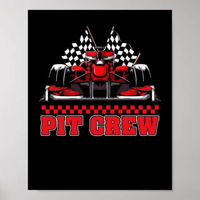 Poster PIT Crew Car (Devant)