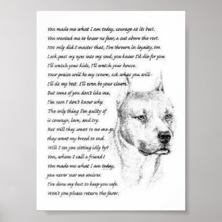 Poster pitbullpoème