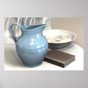 Poster Pitcher et bassin