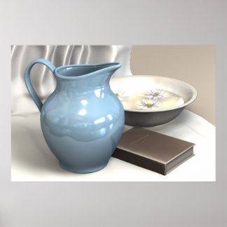 Poster Pitcher et bassin