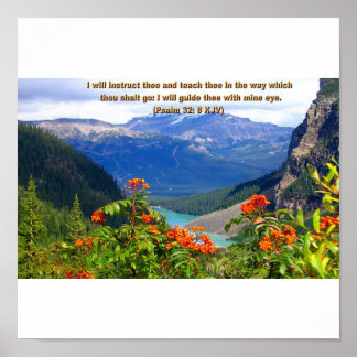 Poster pittoresque - avec versets-bibles-54