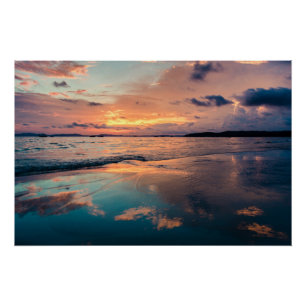 Poster Pittoresque Beach Art Ocean Images Photographie Co