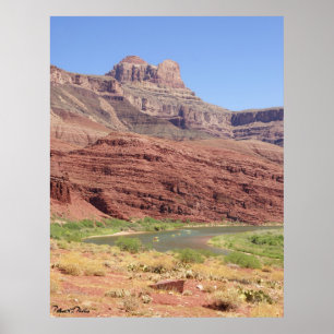 Poster Pittoresque Colorado River à Grand Canyon Photo