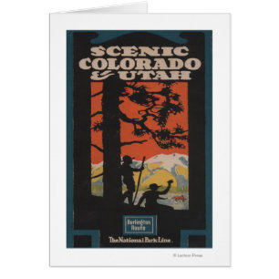 Poster pittoresque Colorado & Utah Travel
