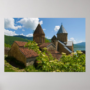 Poster Pittoresque forteresse d'Ananuri