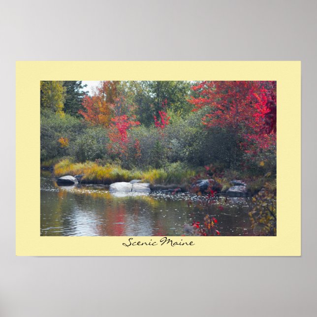 Poster Pittoresque Maine (Devant)