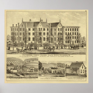 Poster Pittsburgh Female College Pittsburgh