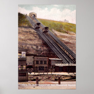 Poster Pittsburgh Pennsylvania Monangahela Incline Plane