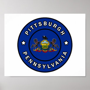 Poster Pittsburgh Pennsylvanie