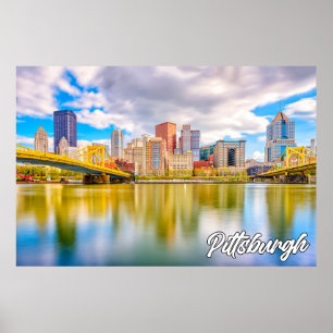 Poster Pittsburgh, Pennsylvanie, USA