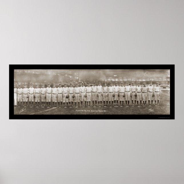 Poster Pittsburgh Pirates Club Photo 1909 (Devant)
