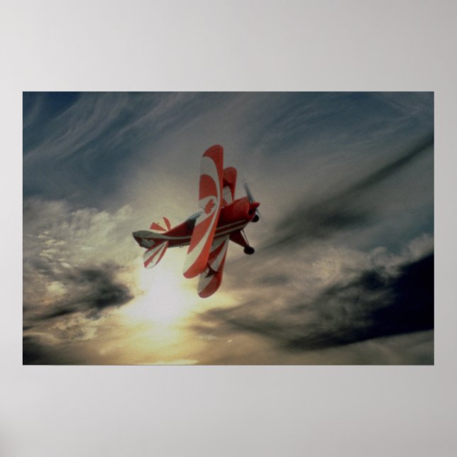 Poster Pitz Special, avion acrobatique monoplace (Devant)