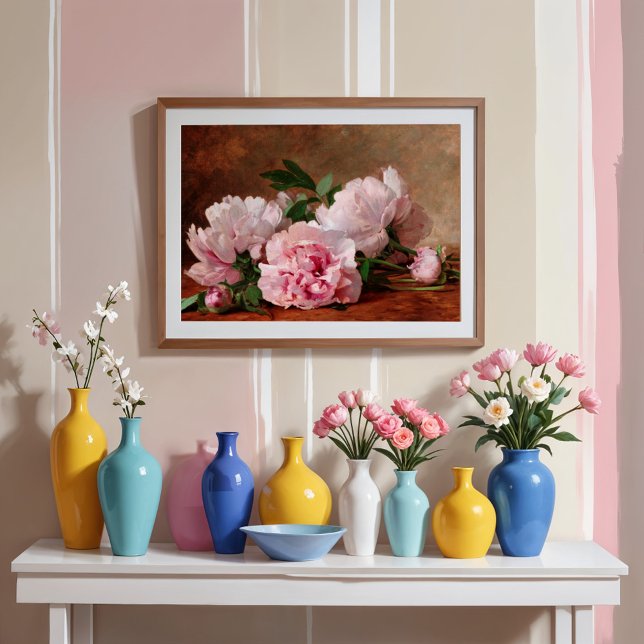 Poster Pivoines  (Créateur téléchargé)