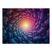 Pixel Kunst comme "la lumière au bout du tunnel"