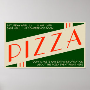 Poster pizza