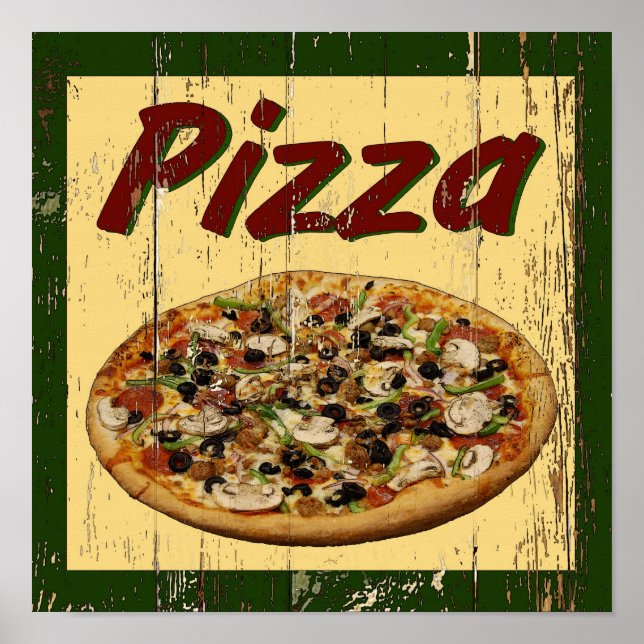 Poster Pizza 2 (Devant)