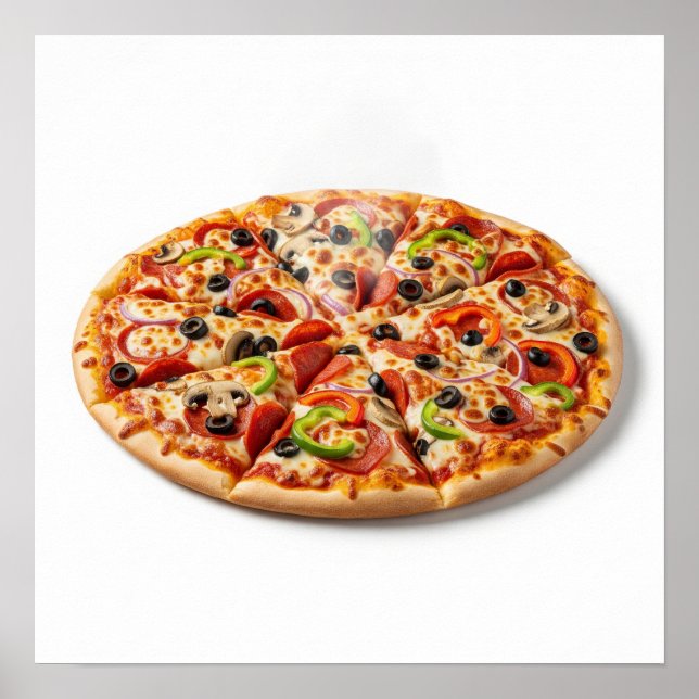 Poster Pizza à vapeur (Devant)
