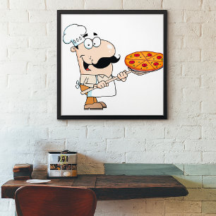 Poster Pizza Cook