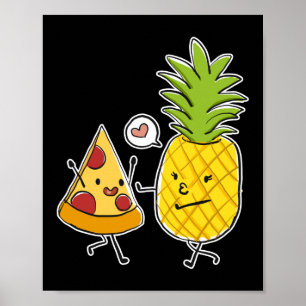 Poster Pizza D'Ananas Pizza Hawaiienne Pizza Ananas Sur P