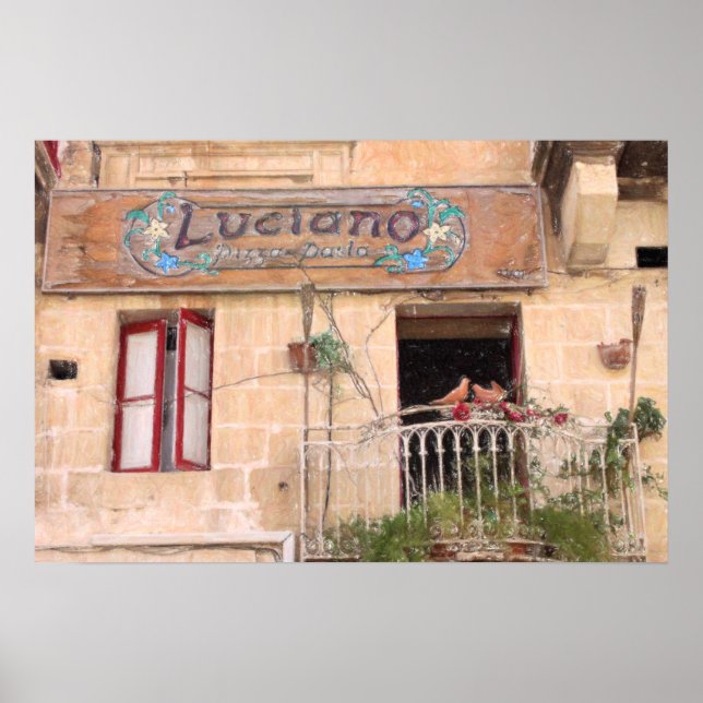 Poster Pizza de Luciano (Devant)