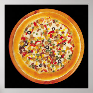 Poster Pizza de luxe