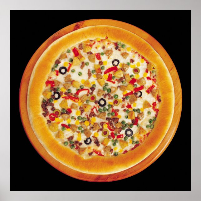 Poster Pizza Deluxe (Devant)