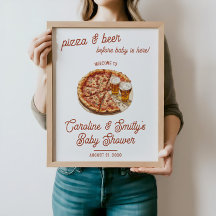 Pizza et Bière avant l'arrivée de bébé ! Célébrati