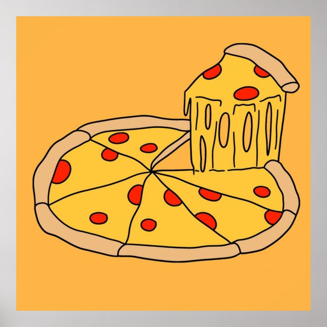 Poster Pizza Melty Pie (Devant)