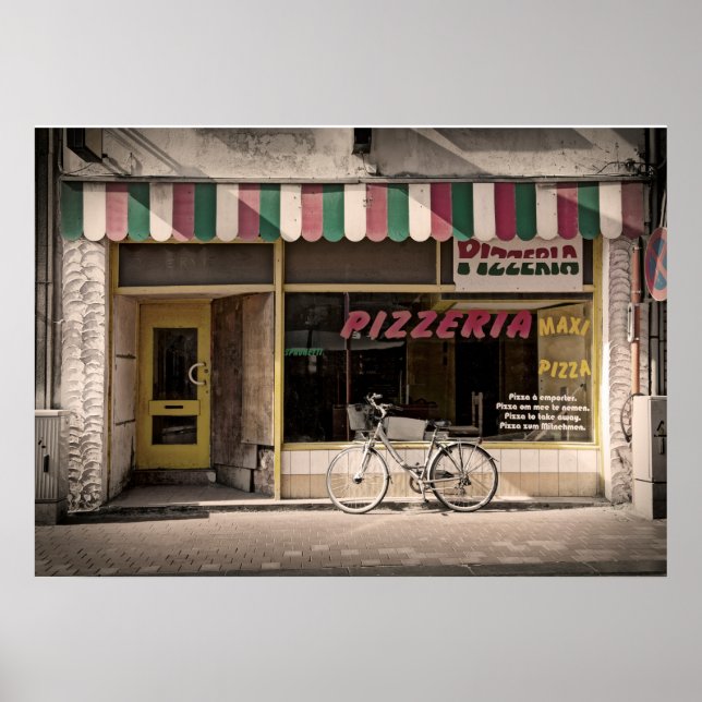 Poster Pizzeria (Devant)