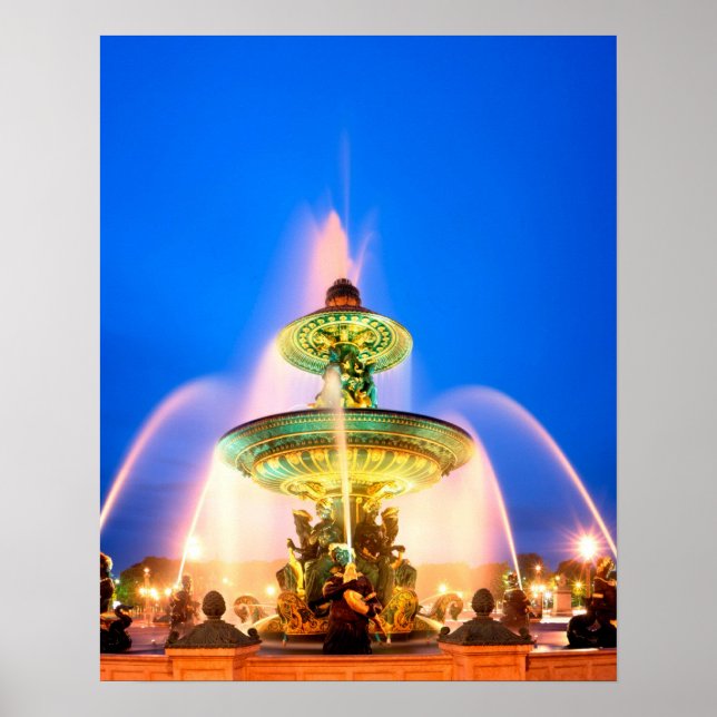 Poster Place de la Concorde, Paris (Devant)