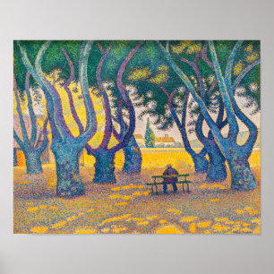 Poster Place des Lices, St Tropez   Paul Signac  