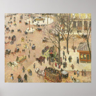 Poster Place du Théâtre Français, 1898