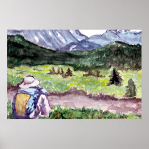 POSTER PLACES DE PONDEROSA PAR HARRIET DAVIDSOHN - ARTIST