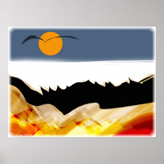 Poster Plage (Devant)