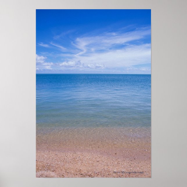Poster Plage à marée basse (Devant)