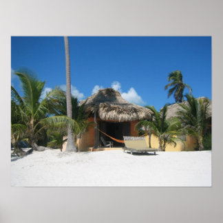 Poster Plage Cabana
