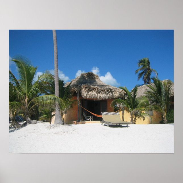 Poster Plage Cabana (Devant)