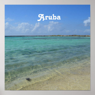 Poster Plage d'Aruba